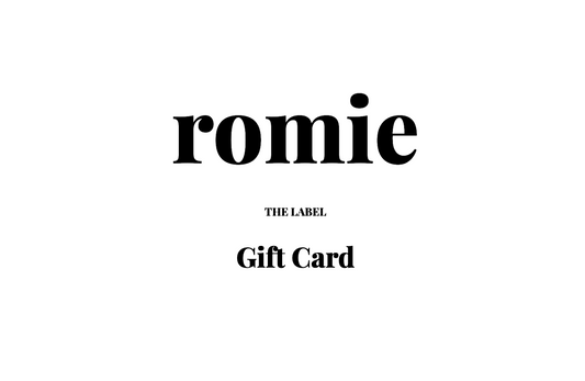 romie the label giftcard
