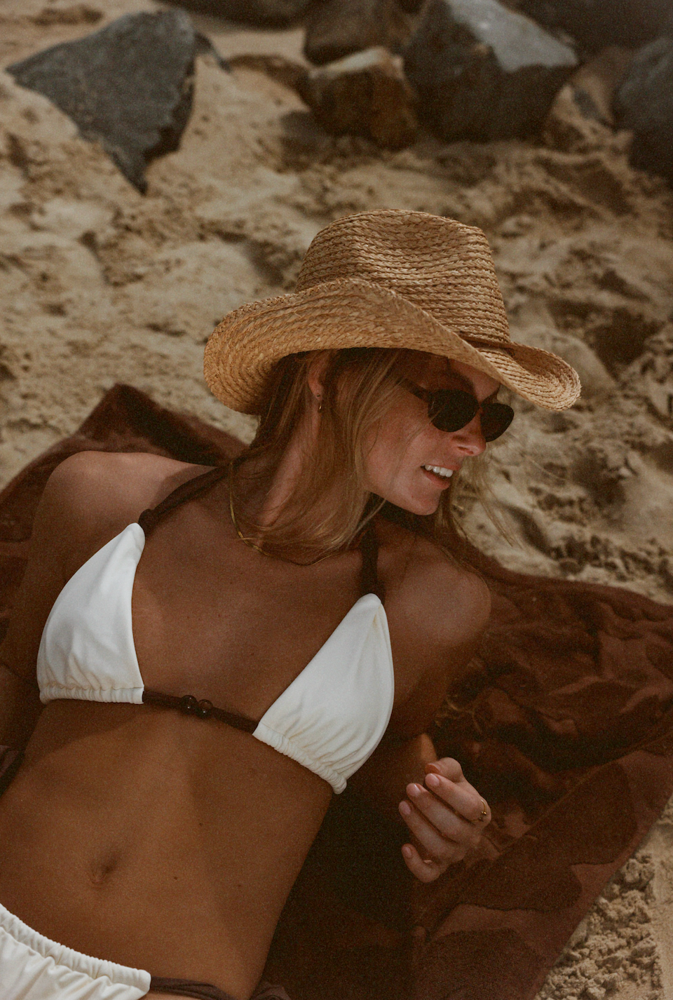 Isobel Bikini Top - White